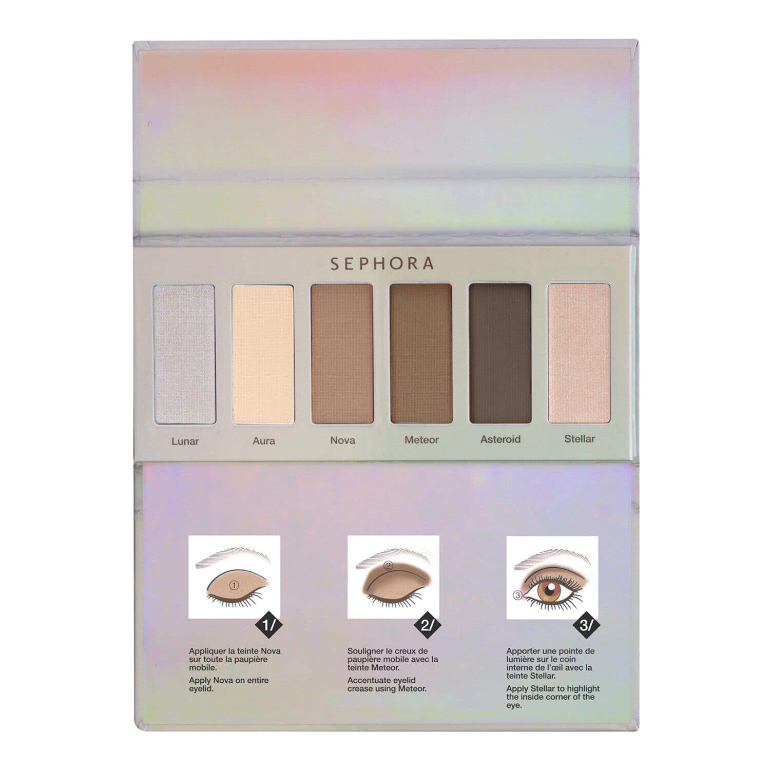 Holographic nudes palette - paleta farduri de pleoape