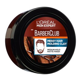 Men Expert Barber Club Molding Clay, For Face & Hair - Medium Hold