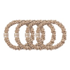 Pure Silk Skinny Scrunchies Blonde - Elastice pentru par, SLIP