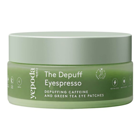 The Depuff Eyespresso – Plasturi decongestionanti cu cofeina si ceai verde, YEPODA