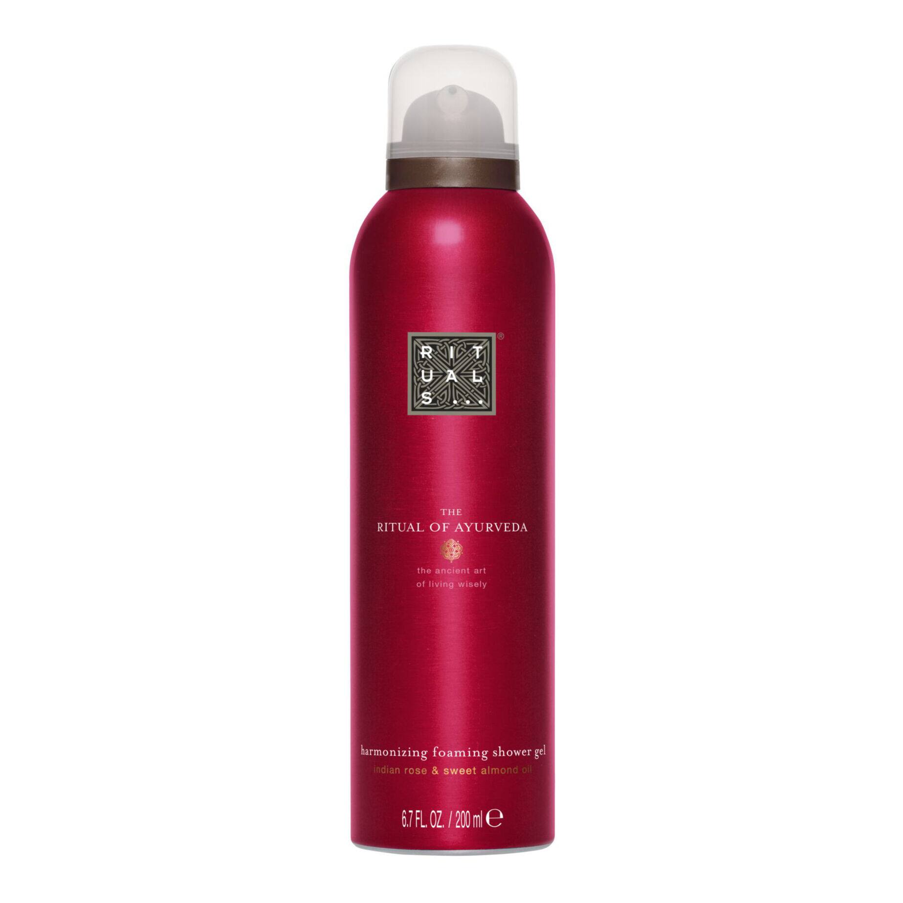 The ritual of ayurveda foaming shower gel - gel de dus spumant