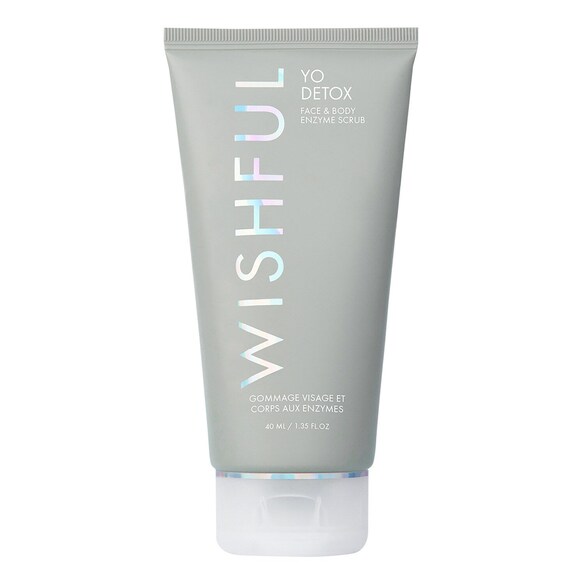 Yo Detox Enzyme Scrub Travel Size - Exfoliant pentru fata si corp, Wishful