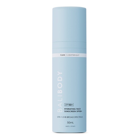 Hydrating Face Sunscreen - Crema cu protectie solara SPF 50 pentru ten, Bali Body