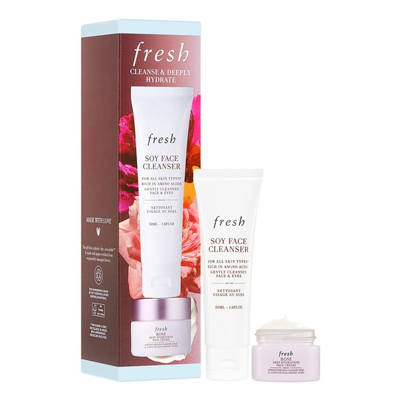 Cleanse & Deeply Hydrate Duo - Duo de Ingrijire de Curatare si Hidratare, Fresh