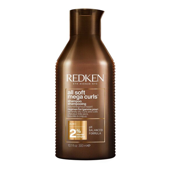 All Soft Mega Curls Shampoo - Sampon pentru par uscat ondulat si cret, REDKEN