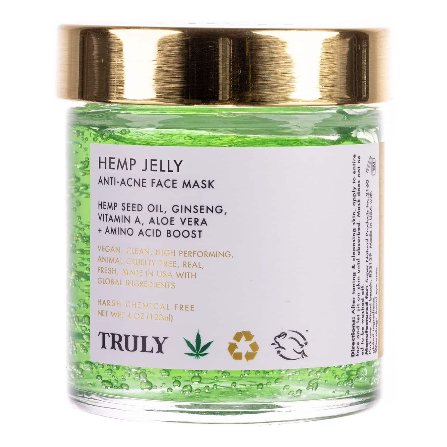 Hemp jelly anti-acne face mask - masca anti-imperfectiuni