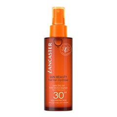 Sun Beauty Satin Dry Oil SPF 30 - Ulei pentru corp cu protectie solara SPF 30, Lancaster