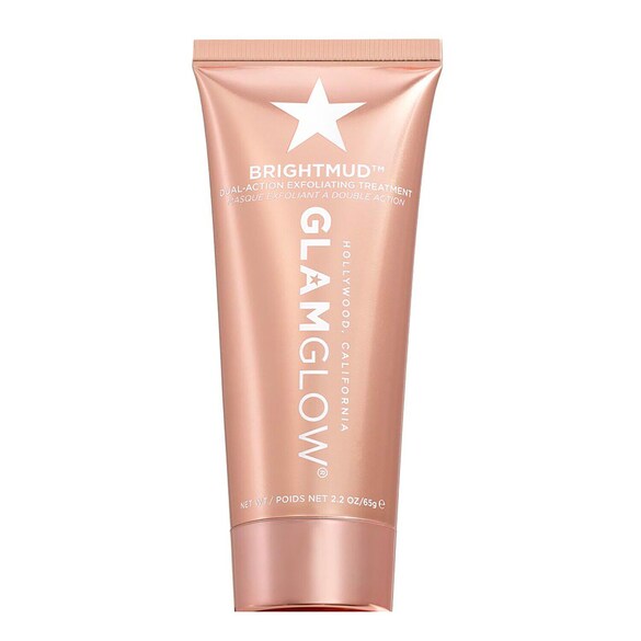 Brightmud Dual-Exfoliating Travel Size - Masca exfolianta pentru luminozitate, GLAMGLOW