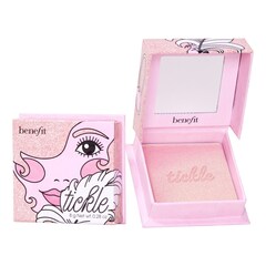 Benefit Tickle Powder Highlighter - Iluminator pudra roz auriu, Benefit