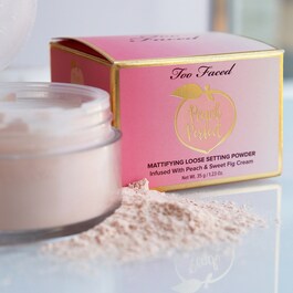 Peach Perfect Loose Powder - Mini pudră liberă matifiantă