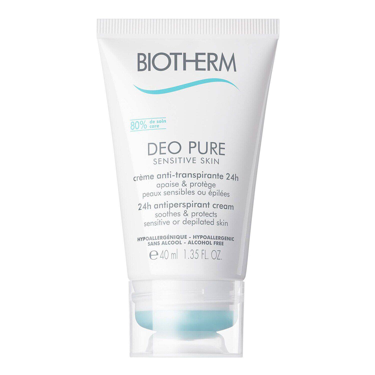 Deo pure sensitive skin 24h antiperspirant cream - crema antiperspiranta