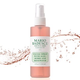 Facial Spray with Aloe, Herbs and Rosewater - Spray hidratant pentru fata