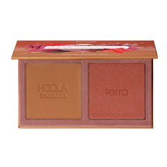 Hoola & WANDERful World Face Palette - Mini paleta bronzer & blush  , BENEFIT COSMETICS