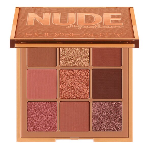 Nude Obsessions Eyeshadow Palette - Mini paleta de farduri de pleoape, Huda Beauty
