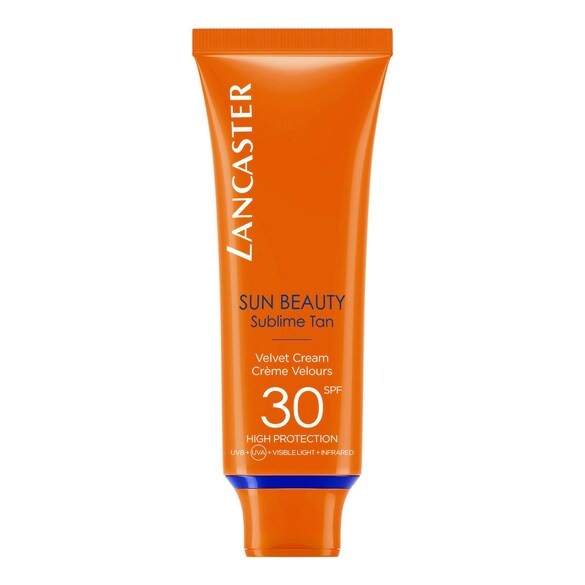 Sun Beauty Velvet Touch Cream Radiant Tan SPF 30 - Lotiune pentru fata, LANCASTER