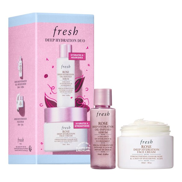 Rose Hydrating Skincare Gift Set - Set ingrijire ten, Fresh