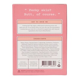 Butt First Coffee - Crema hidratanta pentru fesieri
