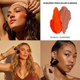 Sunkissed Peach Blush and Bronze 2-Piece Mini Kit - Set Machiaj