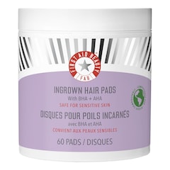 Ingrown Hair Pads - Discuri compostabile pentru peri incarnati x60, First Aid Beauty