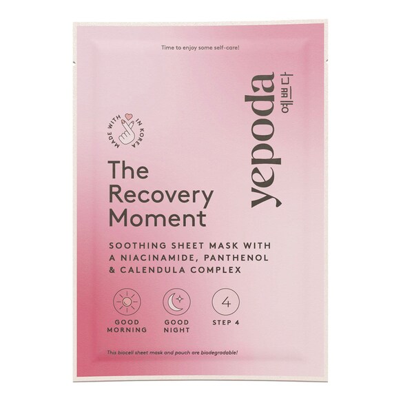 The Recovery Moment – Masca-servetel calmanta cu niacinamide, YEPODA