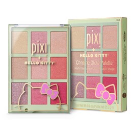 Pixi + Hello Kitty Chrome Glow Palette - Paleta pentru ten multifuctionala