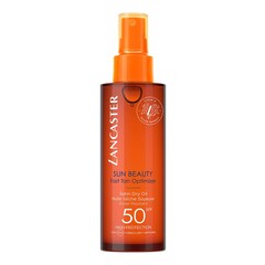 Sun Beauty Satin Dry Oil SPF 50 - Ulei pentru corp cu protectie solara cu SPF 50, LANCASTER