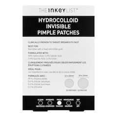 Hydrocolloid Invisible Pimple Patches - Plasturi anti-coșuri, The Inkey List
