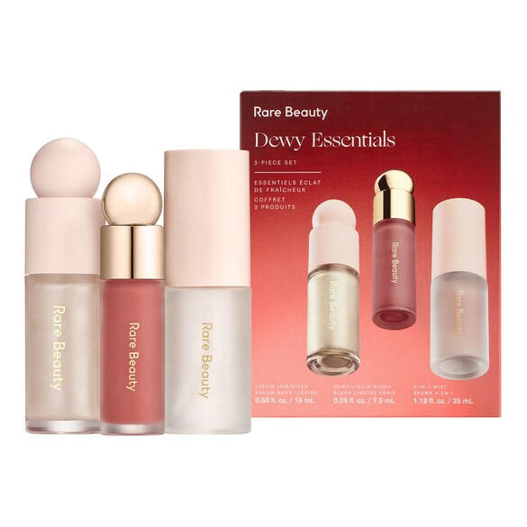 Dewy Essentials - Set 3 produse esentiale, Rare Beauty