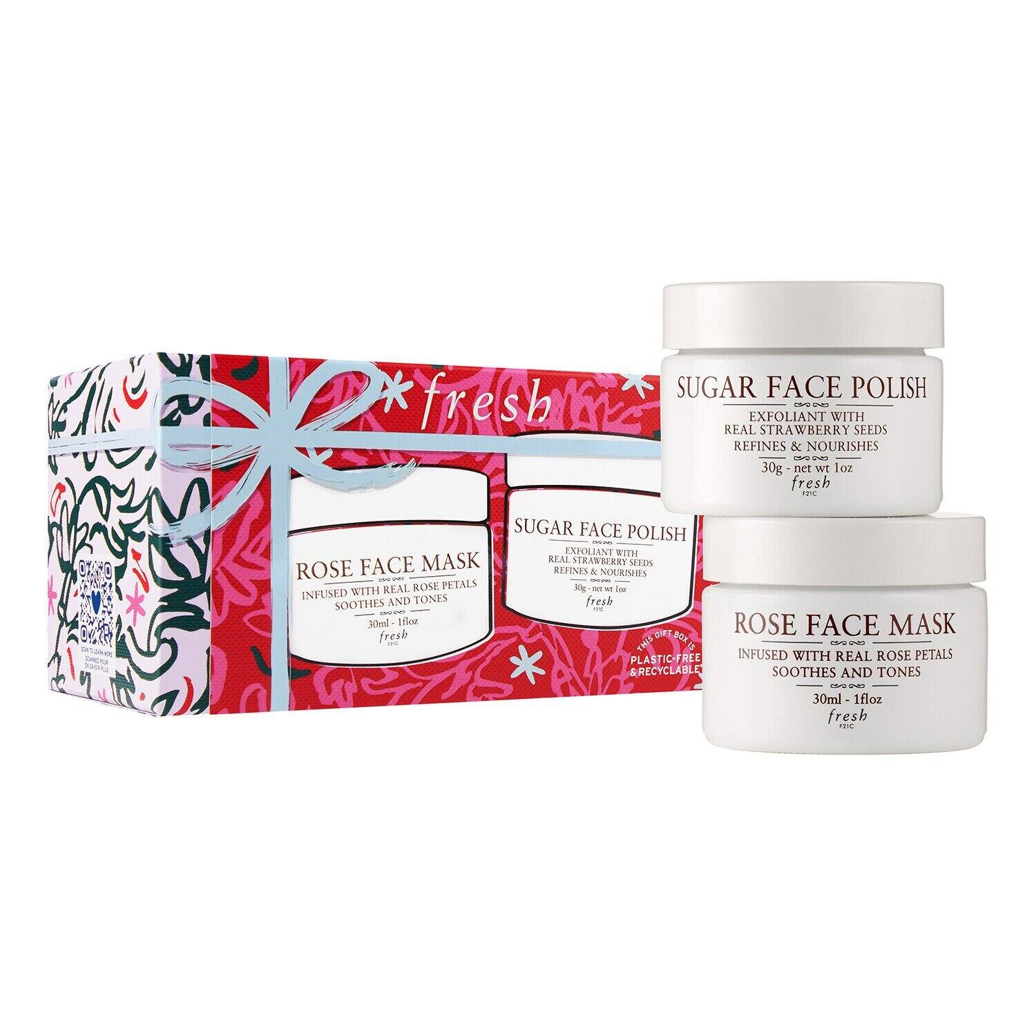 Day and night rose mask - set ingrijire