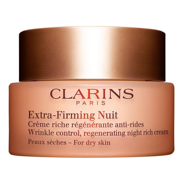 Extra-Firming Wrinkle Control - Crema antirid si regeneranta de noapte ten uscat, CLARINS