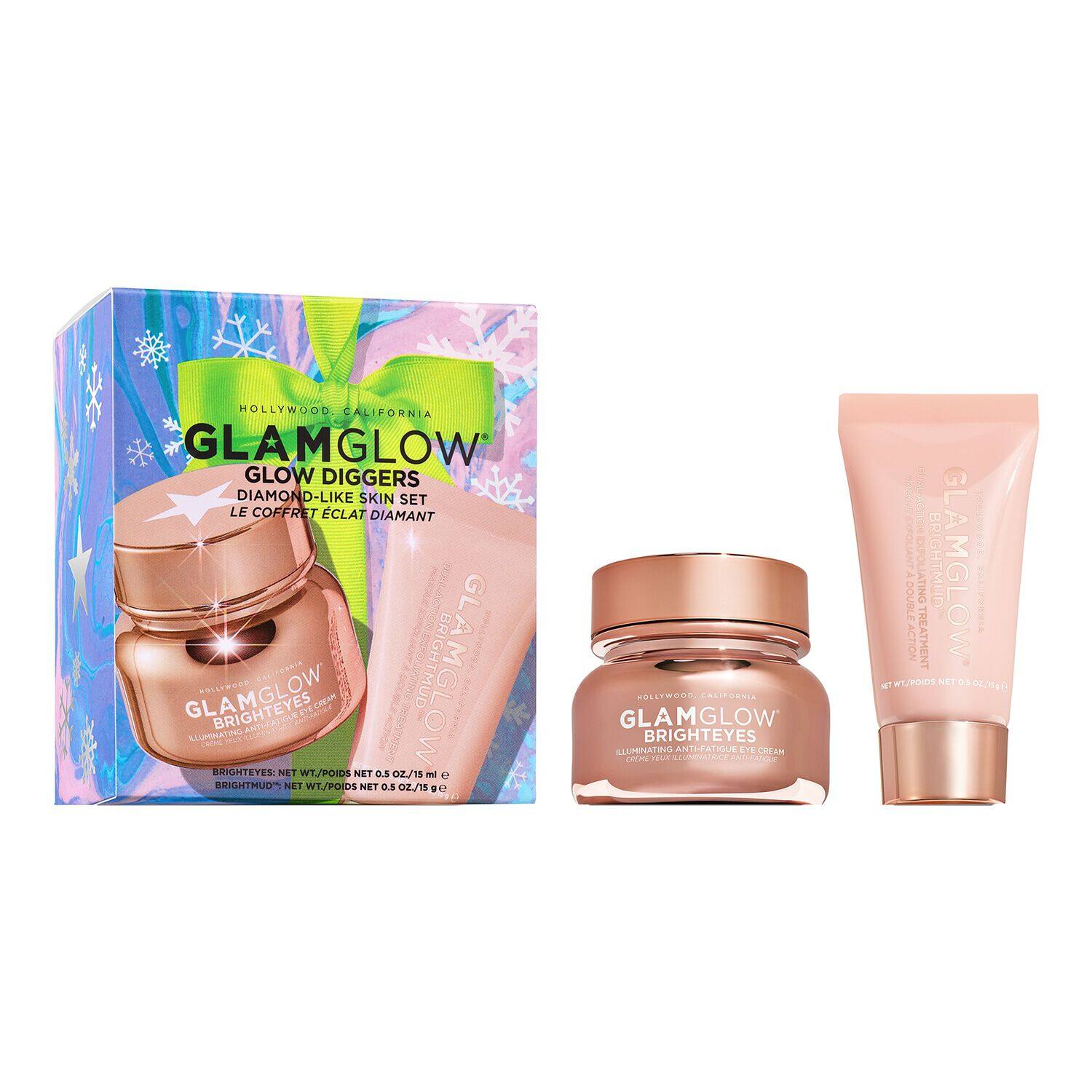 Glow diggers diamond-like skin - set ingrijire ten