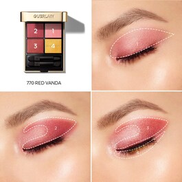 Ombres G Red Orchid Eyeshadow Quad - Paleta farduri