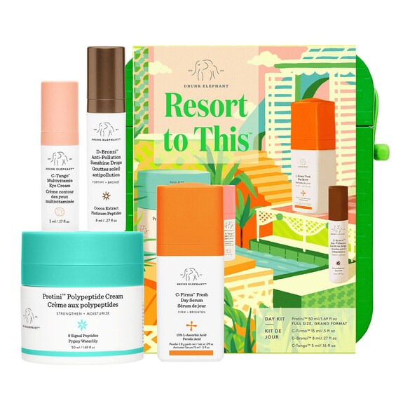 Resort to This™ - Set de produse de ingrijire de zi, Drunk Elephant