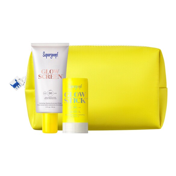 Glow & Go - Set ingrijire cu SPF, Supergoop