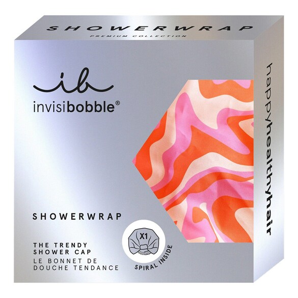 Casca de baie Premium - Peachy Bloom, Invisibobble