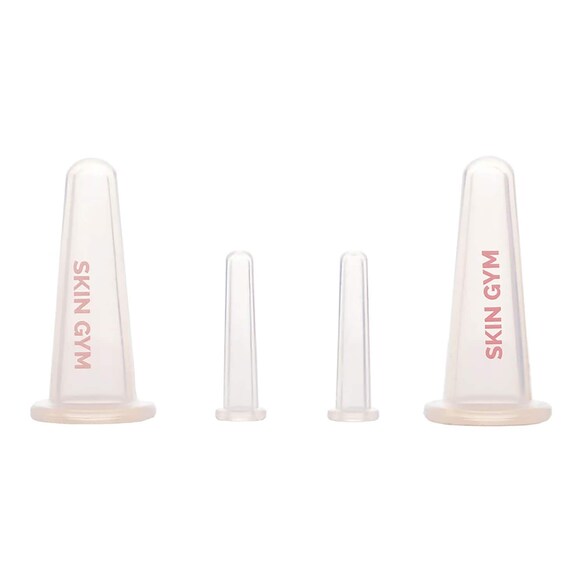 Facial Cupping Set - Set ventuze pentru masaj facial, Skin Gym
