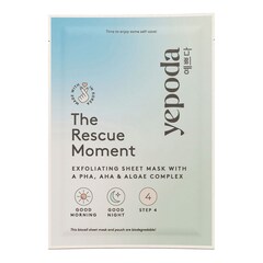 The Rescue Moment – Masca-servetel exfolianta cu PHA, AHA si alge, YEPODA