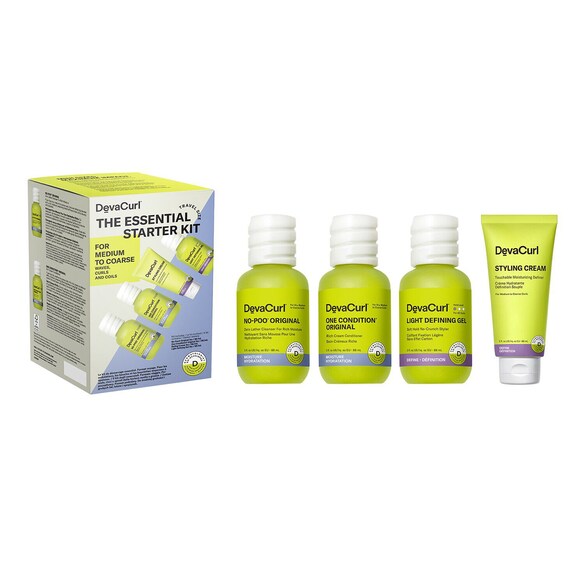 The Essential Starter Kit for Medium to Coarse - Set ingrijire par, DEVACURL