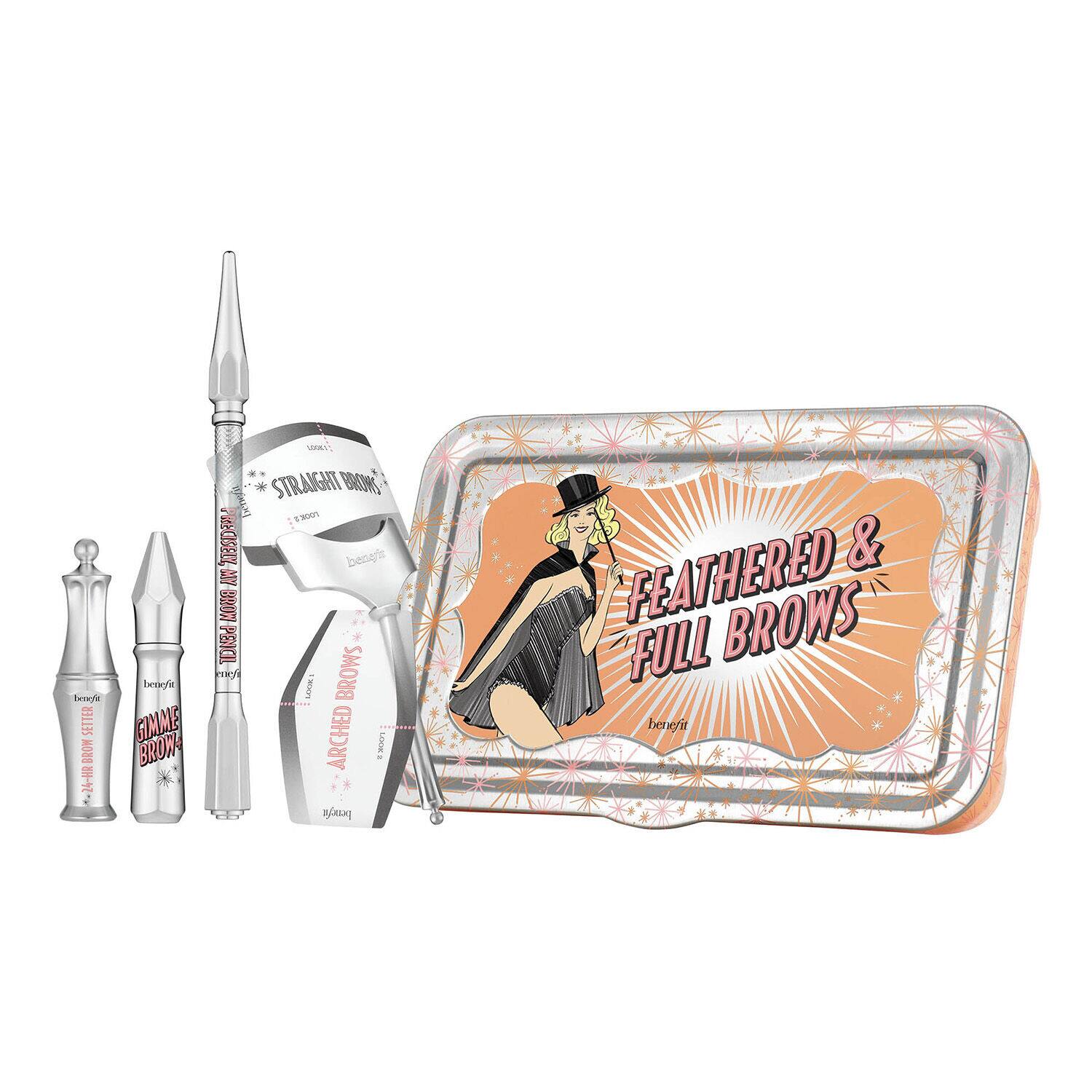 Feathered & full brows - set pentru sprancene