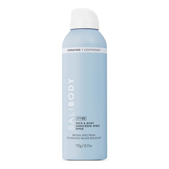 Face & Body Sunscreen Spray - Spray protectie solara SPF 50, Bali Body