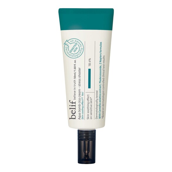 Aqua Bomb Cica Cream Stress Shooter - Crema hidratanta si calmanta, Belif