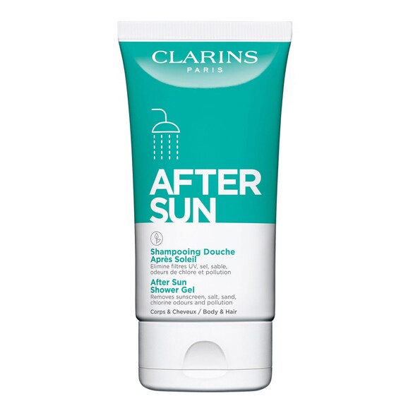 Aftersun Body & Hair - Gel de dus dupa plaja, CLARINS