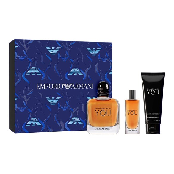 Stronger With You Eau de Toilette - Set cadou apa de toaleta barbati, Armani