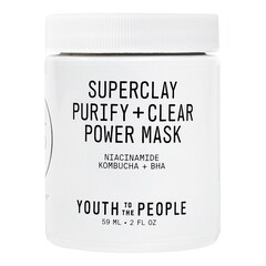 Purify + Clear Power Mask - Masca de fata cu argila cu efect purifiant, YOUTH TO THE PEOPLE