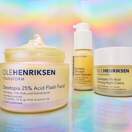 Dewtopia 25% Acid Flash Facial - Masca exfolianta pentru ten