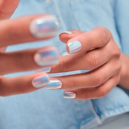 Set de unghii false reutilizabile - Efect de gel, rezultat profesional