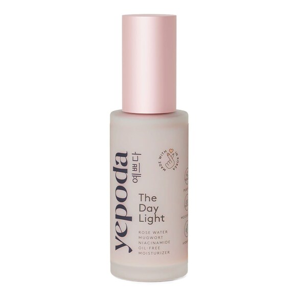 The Day Light – Crema hidratanta fara uleiuri, apa de trandafir niacinamide, YEPODA