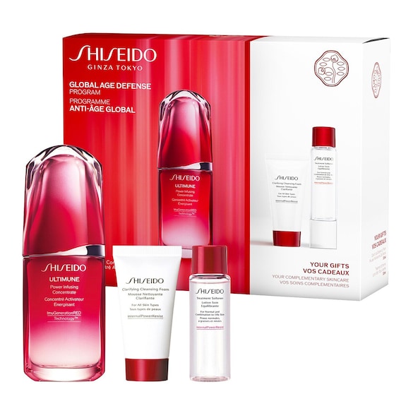 Ultimune Value Set - Set de îngrijire a feței antiîmbătrânire, Shiseido