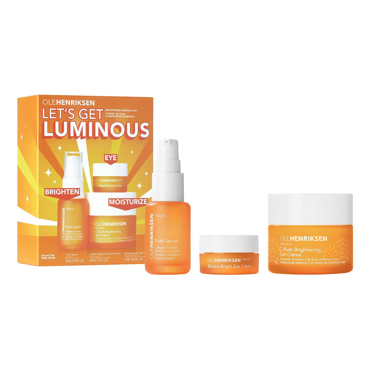 Let's get luminous - set ingrijire cu vitamina c