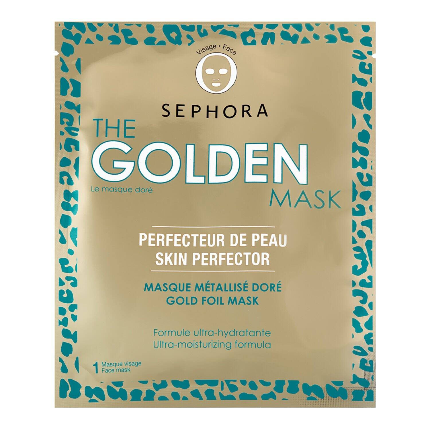 The golden mask skin perfector gold foil mask - masca hidratanta pentru fata